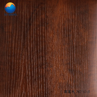 Ahşap tahıl renk mobilya dolap kapılar pvc membran folyo pvc film dekoratif