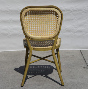 Muebles de ratán rústico de estilo europeo, silla de Metal de mimbre de bambú para restaurante - Product Image 5