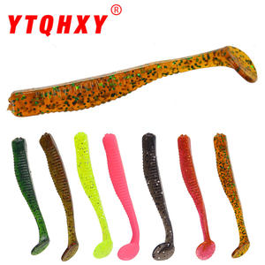 Soft Bait <b>Lure</b> 8Cm Crystal Silicone Tail Bass <b>Fishing</b> Gear Bottom Baits For <b>Lure</b> <b>Fishing</b> - Product Image 3