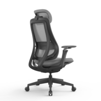 Chaise de bureau de direction ergonomique de luxe à dossier haut avec soutien lombaire réglable, appui-tête, accoudoirs, pivotante, inclinable et verrouillable, multi-usages