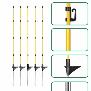 Sợi thủy tinh hàng rào bài, đi bộ trong điện hàng rào bài, sân vườn bãi cỏ đi bộ trong tạm thời sợi thủy tinh điện hàng rào bài - Product Image 5