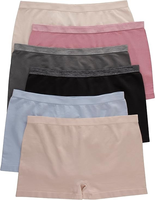 Vente en gros de caleçons de tous les jours caleçons teints unis pour femmes caleçons slips pour femmes sous-vêtements lingerie respirante pour femmes