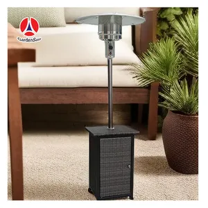 outdoor stainless steel gas patio heater Natural Gas patio heater in powder coating with 41,000 BTU