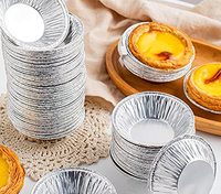Barquettes rondes en aluminium écologiques et recyclables pour l'emballage alimentaire durable – Vente en gros de récipients jetables