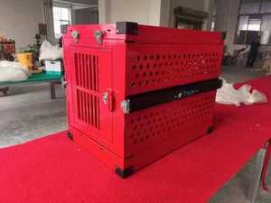 <span class=keywords><strong>Cage</strong></span> à chien en aluminium USMILEPET, pliable, durable, pour concours canins, voyages, sauvetage d'animaux, maisons pour animaux, emballée dans une boîte - Product Image 4