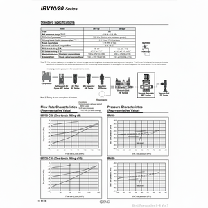 Piezas neumáticas del regulador de vacío SMC Pneumatics - Product Image 1