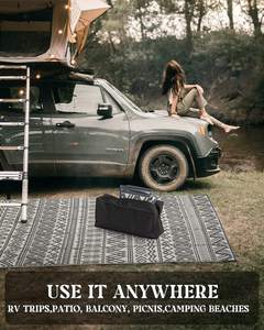 Tapis personnalisé d'extérieur en plastique avec paille tapis d'<span class=keywords><strong>annexe</strong></span> réversible imperméable tapis de sol patio jardin tapis PP - Product Image 4