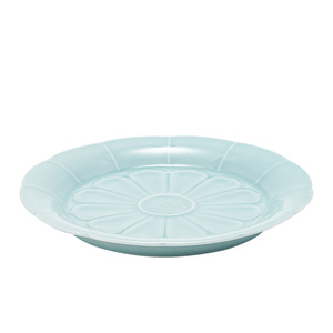 Silent Lotus Plate Ceramic Fruit Dish Porcelain Tea <b>Snack</b> <b>Tray</b> Zen Style Serving Platter - Product Image 5