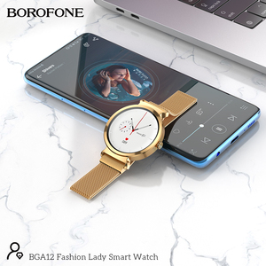 Borofone OEM BGA12 Zinc Alloy Fashion Lady 1.28 Inch HD Full <strong>Touch</strong> <strong>Screen</strong> <strong>Smart</strong> <strong>Watch</strong> - Product Image 6