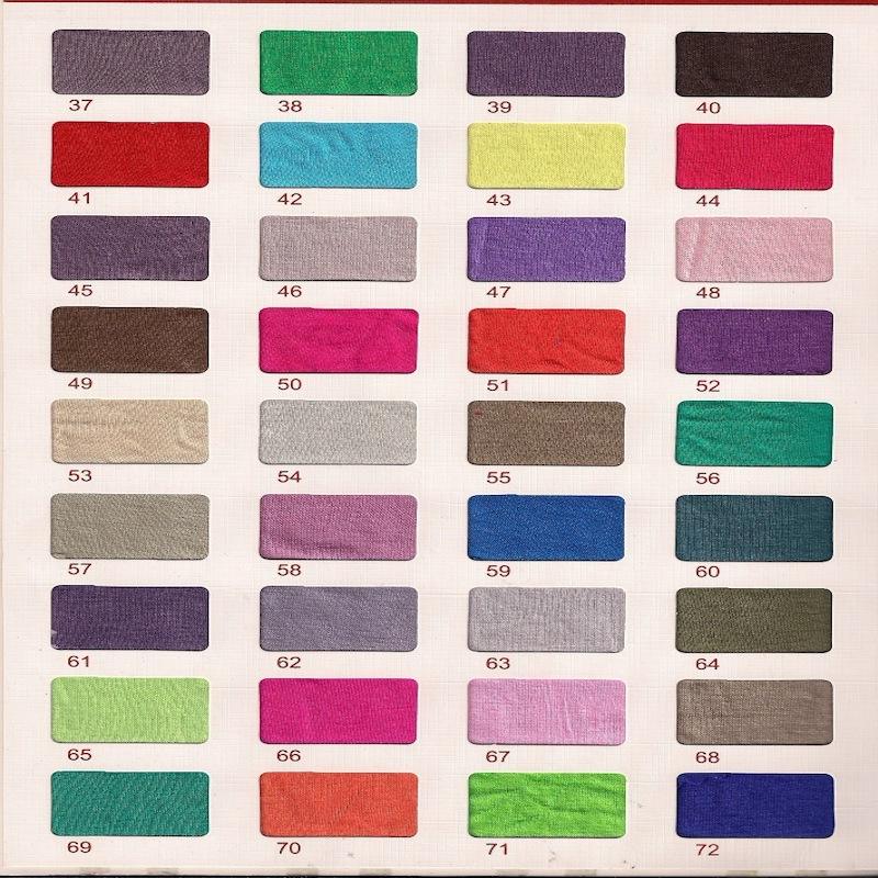 Бестселлер, трикотажная однотонная трикотажная ткань из 95% хлопка и 5 спандекса для футболок, Мягкая трикотажная ткань