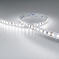 Lampu LED Strip Kustom Kecerahan Tinggi 24V Satu Warna Luces Tira 120 LED/m Lebar 10mm Pelapis Fleksibel SMD 2835