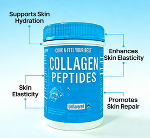 Poudre de peptides de collagène non aromatisée |   Complément alimentaire |   Soutient la santé <span class=keywords><strong>des</strong></span> cheveux, de la peau, <span class=keywords><strong>des</strong></span> ongles et <span class=keywords><strong>des</strong></span> articulations |   Poids Net 20 oz - Product Image 4