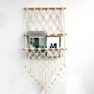 Fatto a mano Boho cotone macramè appesa a parete Still Life Design amaca giocattolo per bambini vivaio di animali imbottiti decorazione di conservazione - Product Image 4