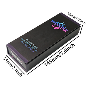 145x55x26mm logo personnalisé <span class=keywords><strong>cartouche</strong></span> <span class=keywords><strong>de</strong></span> stylo lumineux boîte en vrac paquet <span class=keywords><strong>de</strong></span> cartouches émoussées <span class=keywords><strong>de</strong></span> cigarettes pour hommes emballage - Product Image 4