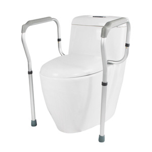 Barra de apoyo para inodoro de aleación de aluminio Wester, capacidad de 136 libras, para la seguridad de personas mayores en el baño - Product Image 1