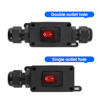 Petit interrupteur à bascule électronique étanche IP65 12V 220V pour extérieur 6A 10A