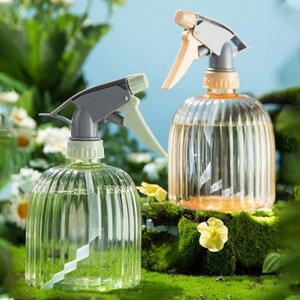 Elegant Refined Transparent Hand <b>Pressure</b> <b>Sprayer</b> 600 ml Watering <b>Sprayer</b> Plastic Spray Pot for Garden - Product Image 2