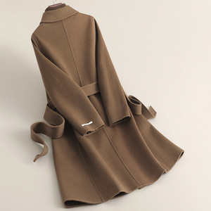 Nouvelle Collection Printemps – <span class=keywords><strong>Manteau</strong></span> Long Élégant Haut de Gamme pour <span class=keywords><strong>Femme</strong></span>, Double Face, Manches Longues, en <span class=keywords><strong>Laine</strong></span> Sans <span class=keywords><strong>Cachemire</strong></span> - Product Image 2