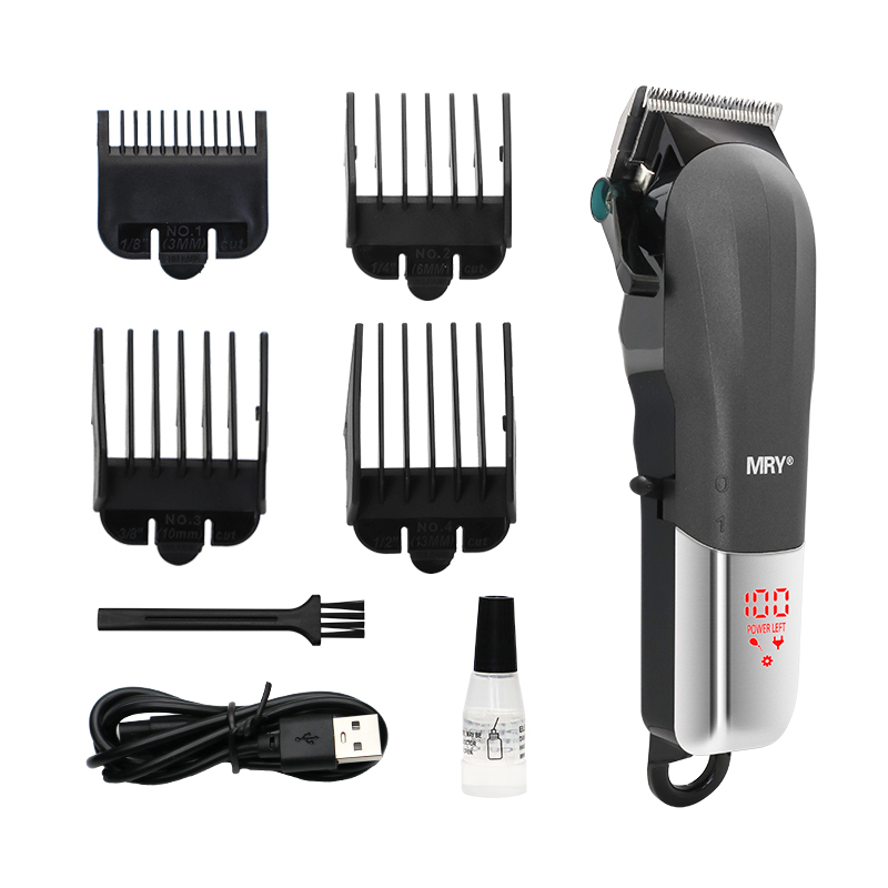 2024 Cordless tóc tông đơ người đàn ông của tóc Clipper cho tóc cắt điện Barber clippershair cắt cho nam giới chuyên nghiệp