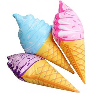 Flotador Inflable de PVC para Piscina, 3 Piezas, Globo de Helado, para Niños y Niñas, Entretenimiento Deportivo, Juguetes de Baño para Todas las Edades - Product Image 1