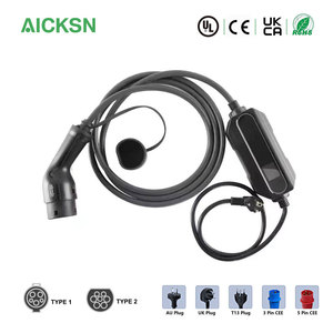 Bling xe mới 11Kw On-Board EV sạc di động Trạm Sạc AC CE ETL giấy chứng nhận ccs1 gbt 32A Adapter 7kW Công suất đầu ra - Product Image 4