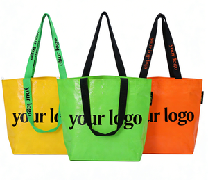 Sacs de courses en polypropylène tissé laminé sur mesure avec logo personnalisé, taille extra large, sacs de rangement en polypropylène tissé personnalisés - Product Image 2