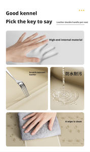 Double Poignée Détachable Eco-Friendly Dog Sofa Four Seasons Universal Medium Memory Foam Large Dog Pet Pad Removable Washable - Product Image 6