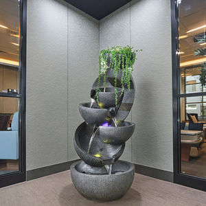 زخرفة مياه صناعية بسيطة وحديثة من الراتينج للمكاتب والديكور الصديقي - Product Image 2