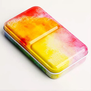 <span class=keywords><strong>Caja</strong></span> de Metal Pequeña de 12 Colores Vacía para <span class=keywords><strong>Acuarelas</strong></span>, en Estuche Metálico - Product Image 1