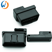 Carcasa tipo OBD L, reemplazo de recuperación Universal J1962, carcasa OBD macho, conector OBD2 de 16 Pines, enchufe OBD II automotriz