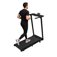 Tapis de course pliable portable LENBOO OEM ODM pour usage domestique, mini tapis de marche compact sous le bureau avec écran LED et moteur