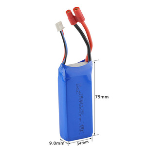 2S1P <span class=keywords><strong>Lipo</strong></span> pil paketi <span class=keywords><strong>7.4V</strong></span> 3000mah 3500mah 450mah - Product Image 2