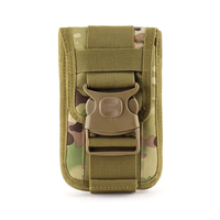 Porte-téléphone de sport multifonctionnel en tissu Oxford 800D camouflage pour activités de plein air, ceinture de chasse, pochette portefeuille pour téléphone