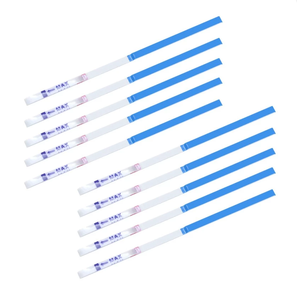 Bandelettes de <span class=keywords><strong>test</strong></span> de grossesse précoce HCG <span class=keywords><strong>urinaire</strong></span> – Détection précise à 99,5 % – Utilisation manuelle à domicile – Méthode à l'or colloïdal - Product Image 5