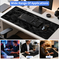 Factory Wholesale Blank White Mouse Pad Mat Sublimation Customized Extra Large XXL Mouse Pad Desk Pad for Office Home