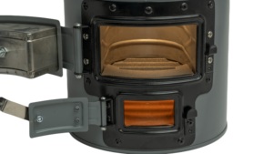 Best Sales Two Door Big Top Grey Cold Roll Sheet Camping Cooking Wood Charcoal <strong>Rocket</strong> <strong>Stove</strong> - Product Image 5