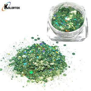 Formas brillantes, escamas más gruesas, cosmético, mezcla <span class=keywords><strong>de</strong></span> purpurina gruesa, purpurina antipolvo, venta al por mayor - Product Image 3