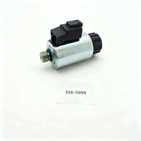 Katup Solenoid Pompa Kipas Excavator 316-5999 924K Cocok untuk Excavator dan Loader, Katup Solenoid, Suku Cadang Pengganti Berkualitas Tinggi