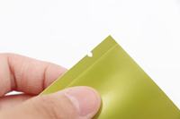 Paquet d'échantillon de matériaux recyclés de forme spéciale personnalisée soin de la peau crème pour le visage sachet liquide d'échantillon de cosmétiques pour liquide pour le visage