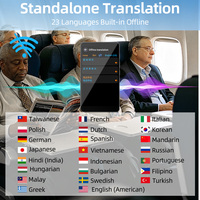 Dispositivo Traductor Inteligente T22 con Pantalla a Color IPS de 5.5 Pulgadas, Sistema Fuera de Línea, WiFi, Traducción Simultánea de Idiomas