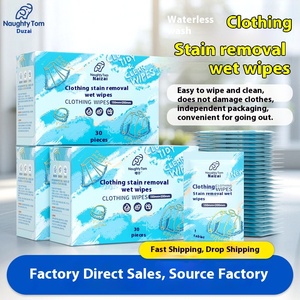 Toallitas de limpieza no tejidas ecológicas para eliminar manchas de ropa, toallitas de lavandería instantáneas efectivas sin lavado - Product Image 3