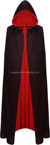 Halloween vampiro capa capas Unisex Reversible con capucha bruja capa mascarada fiesta Cosplay disfraces - Product Image 3
