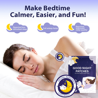 Patchs Portables de Soutien au Sommeil Bonne Nuit – Formule Herbal Douce pour Apaiser l'Humeur et Améliorer la Qualité du Sommeil Nocturne – Soin Quotidien