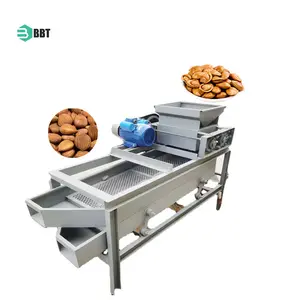 High Efficiency Almond Cracking Machine Almond Kernel Shell Separator Machine Almond Hazel Nut Shelling Machine