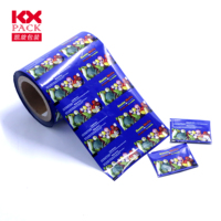 Sachet de film plastique imprimé par gravure de qualité alimentaire stratification de papier d'aluminium souple pour les collations et le chocolat pour le stockage des épices