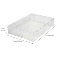 Transparent PET Boîte De Protection Cas Affichage Manchon Protecteur pour PS4 PS3 PS5 Jeux Cartouche DVD Disque Boîte Cas Couverture