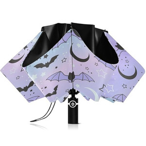 Folding Compact Travel <strong>Umbrella</strong> Automatic <strong>Open</strong> Close <strong>Inverted</strong> Windproof Sun UV Protection Portable Reverse <strong>Umbrella</strong> for Rain - Product Image 2