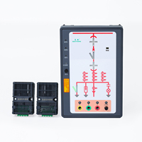 Indicador de Estado de Interruptor de Plástico ES501-2, RS485 Modbus, Diagrama de Simulación Dinámica, Control Dual de Temperatura y Humedad, Indicación en Tiempo Real