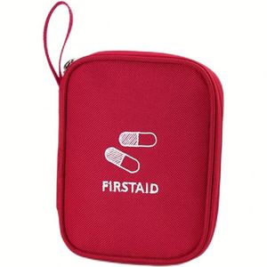 Bolsa de Almacenamiento de Medicamentos Bordada a la Moda, Kit de Primeros Auxilios para el Hogar, Aire Libre, Estudiantes, Viajes, Salud y Supervivencia en Caso de Epidemia - Product Image 1