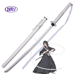 Bleach 110CM Bleach Kuchiki <span class=keywords><strong>Rukia</strong></span> espada de madera Anime Cosplay Prop Comic Con Coser - Product Image 1
